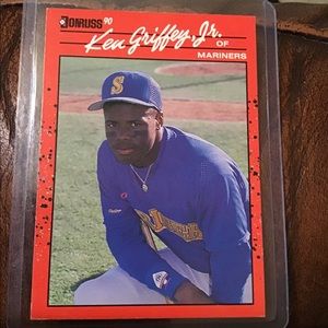 1990 Donruss Rookie Ken Griffey Jr Misprint Error.
